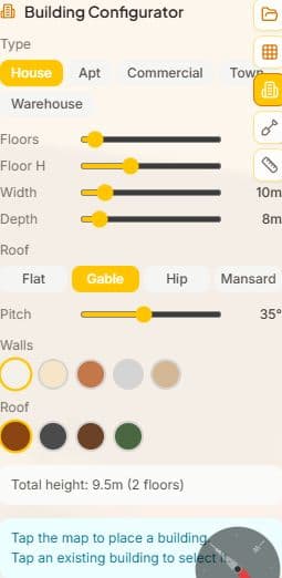 Configurador de edificios
