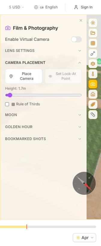 Virtual Camera Placement