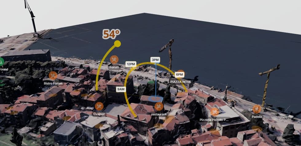 Simulación de sombras en tiempo real